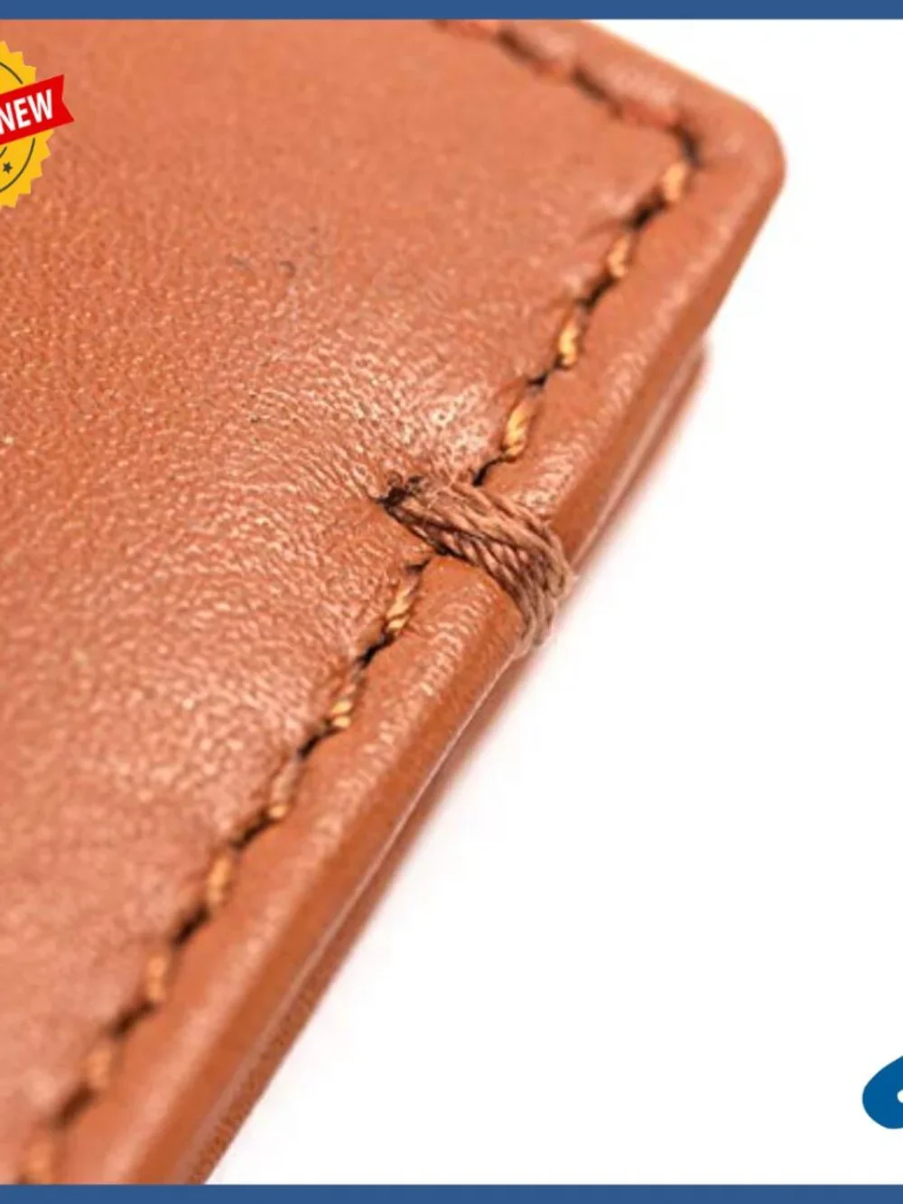 Slim RFID Blocking Leather Bifold Wallet with 15 Pockets